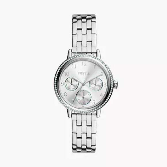 Fossil BQ3711 Reid Multifunction Stainless Steel